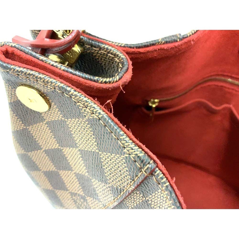 Louis Vuitton Hobo Tote Handbag Kaisa Cerise Bag Damier Bag Shoulder Brown